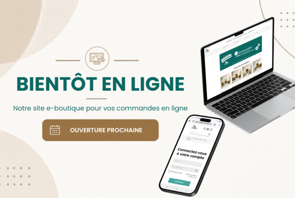 Notre site e-boutique bientôt en ligne